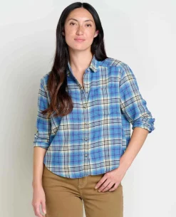 Shirts-Toadu0026Co Re-Form Flannel Boxy Shirt for Women