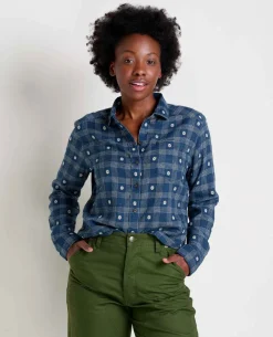 Shirts-Toadu0026Co Re-Form Flannel Boxy Shirt for Women