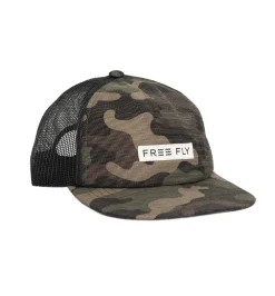 Head & Neckwear-Free Fly Apparel Reverb Packable Trucker Hat