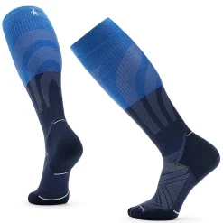 Socks-Smartwool Run Targeted Cushion Compression Over the Calf Socks for Men