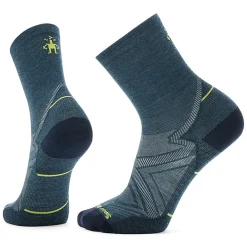 Socks-Smartwool Run Zero Cushion Mid Crew Socks for Men