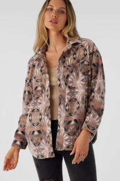 Shirts-O'Neill Rune Superfleece Oversized Fit Shacket (SALE)