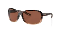 Sunglasses & Goggles|Sunglasses & Goggles-Costa Del Mar Seadrift Sunglasses Shiny Tortoise Fade Copper 580P