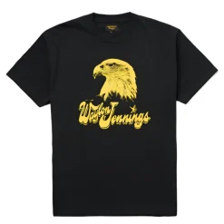 T-Shirts|Shirts-Seager X Waylon Jennings Eagle Tee Vintage Black