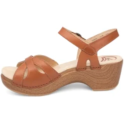Sandals-Dansko Season Sandal for Women (FINAL SALE) Camel Full Grain