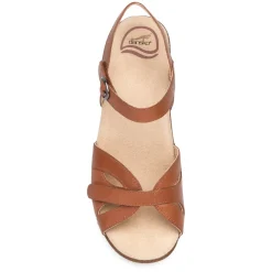 Sandals-Dansko Season Sandal for Women (FINAL SALE) Camel Full Grain