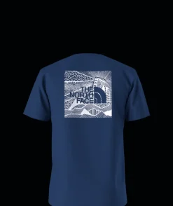 T-Shirts-The North Face Short Sleeve Box NSE Tee for Men