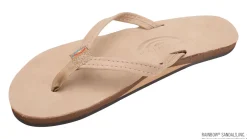 Sandals-Rainbow Single Layer Premier Leather with Arch Support and a 1/2