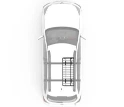 Car Racks & Pads-Yakima SkinnyWarrior Roof Basket Black