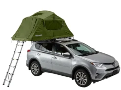Car Racks & Pads|Tents-Yakima SkyRise Roof-Top Tent Medium Green