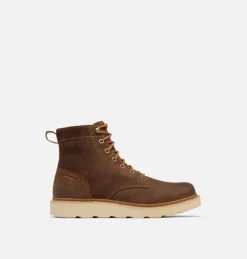Boots-Sorel Slabtown 62' Waterproof Boots for Men Velvet Tan, Tawny Buff
