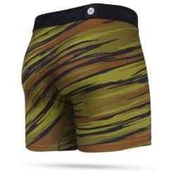 Baselayers & Underwear-Stance Slant Performance Boxer Brief with Wholester Green/Camo