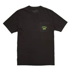 T-Shirts-Howler Brothers Slithering Gators Cotton Pocket T-Shirt Black