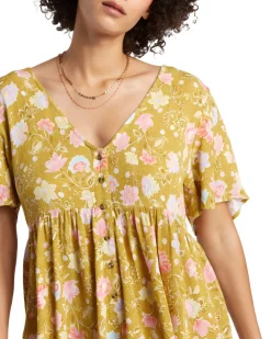 Dresses & Rompers-Billabong Spring Daze Romper/Jumpsuit (FINAL SALE) Green Envy