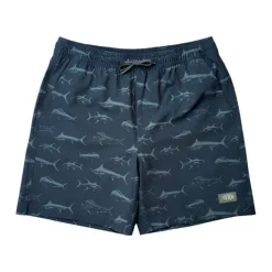 Bottoms-AFTCO Strike Printed Swim Shorts for Boys