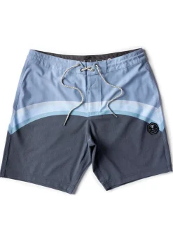 Swimwear|Shorts-Vissla Sunbelt 18.5" Boardshorts for Men Faded Denim