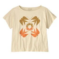 Shirts-Patagonia Sunfirst Relaxed Drop Sleeve Organic T-Shirt for Women (SALE)