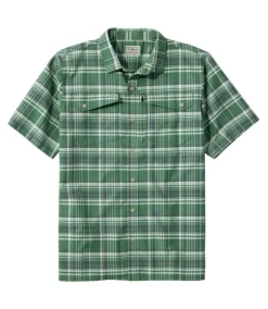 Shirts-L.L.Bean SunSmart Cool Weave Short-Sleeve Shirt for Men