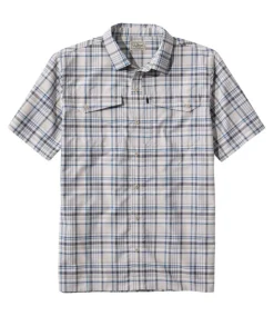 Shirts-L.L.Bean SunSmart Cool Weave Short-Sleeve Shirt for Men
