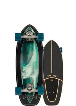 Skateboards-Carver 28" Surfskate Complete with CX4 Trucks Super Snapper