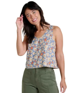 Tank Tops|Shirts-Toadu0026Co Taj Hemp Button Back Tank Top for Women
