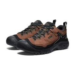Shoes-Keen Targhee IV Waterproof Hiking Shoes for Men Bison/Black