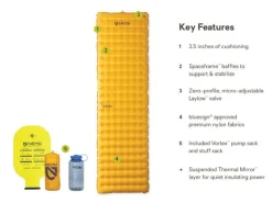 Sleeping Bags & Pads-Nemo Tensor Trail Ultralight Insulated Sleeping Pad Citron/Tengo