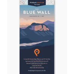 Literature-Pisgah Map Company THE BLUE WALL MAP One Color