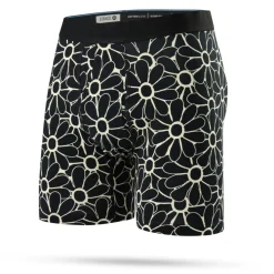 Baselayers & Underwear-Stance The Vacationeer Cotton Boxer Brief for Men Black