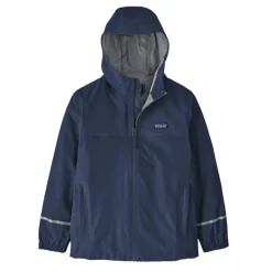 Rain & Snow Wear-Patagonia Torrentshell 3L Jacket for Kids New Navy