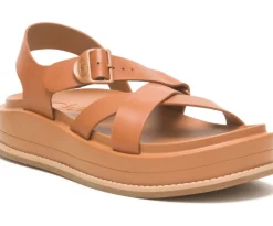 Sandals|Shoes-Chaco Townes Midform Sandal for Women (FINAL SALE) Cashew