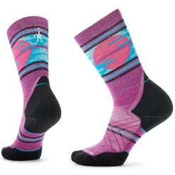 Socks-Smartwool Trail Run Targeted Cushion Sunset Trail Crew Socks for Women