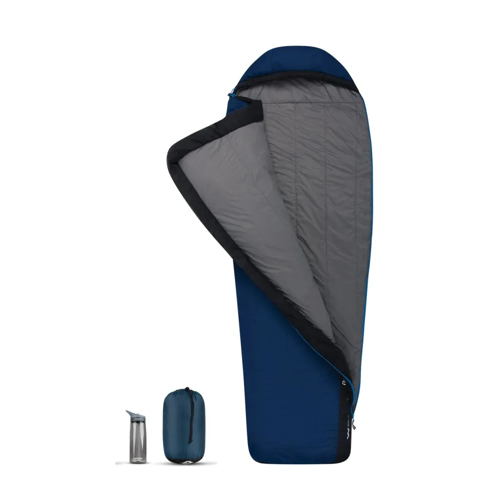 Sleeping Bags & Pads-Sea To Summit Trailhead Synthetic Sleeping Bag 30°F Blue