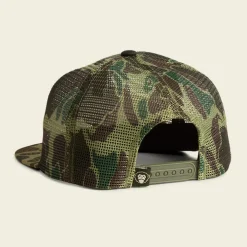Head & Neckwear-Howler Brothers Trout Bolt Snapback Camo
