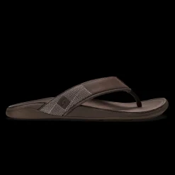 Sandals-Olukai Tuahine Sandal for Men Dark Wood