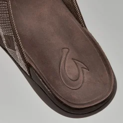 Sandals-Olukai Tuahine Sandal for Men Dark Wood