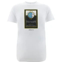 T-Shirts|T-Shirts-Half-Moon Outfitters Turn90- ATHENS ORIGINAL LOGO Short Sleeve T-Shirt White