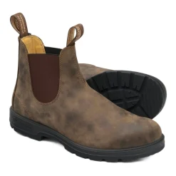 Boots|Boots-Blundstone Unisex 585 Chelsea Boots Rustic Brown