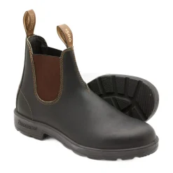 Boots-Blundstone Unisex Original 500 Chelsea Boots Stout Brown