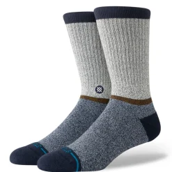 Socks-Stance Uptown Butter Blend Crew Socks for Men Navy