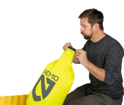 Sleeping Bags & Pads-Nemo Vortex Pump Sack Lemon Green