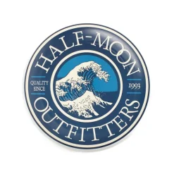 Games-Half-Moon Outfitters Wave Logo Frisbee