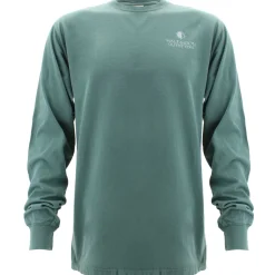 T-Shirts|T-Shirts-Half-Moon Outfitters Wave Logo Long Sleeve T-Shirt