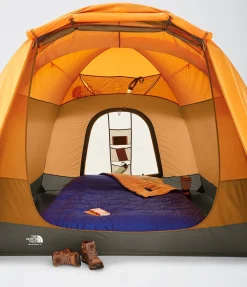 Tents-The North Face Wawona 4 Person Tent Light Exuberance Orange/Timber Tan/New Taupe Green