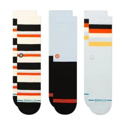 Socks|Socks-Stance Weekly Grind Cotton Crew Socks 3 Pack Iceblue