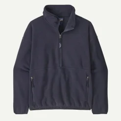Fleece-Patagonia Women's Synchilla Fleece Marsupial Pullover Sunken Blue