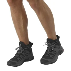 Boots-Salomon X Ultra 4 Mid Gore-Tex for Men Black/Magnet/Pearl Blue