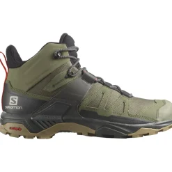 Boots-Salomon X Ultra-4 Mid Gore-Tex Shoes for Men Deep Lichen Green/Peat/Kelp