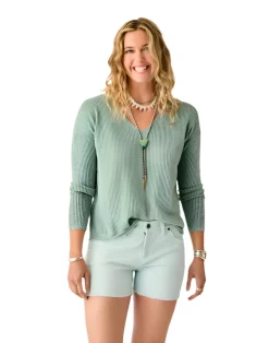 Sweaters & Hoodies|Shirts-Carve Designs Zella Mesh Pullover for Women