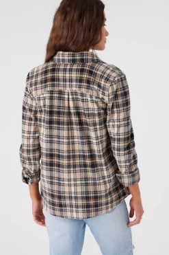 Shirts-O'Neill Zuma Superfleece Flannel Shirt for Women (SALE)